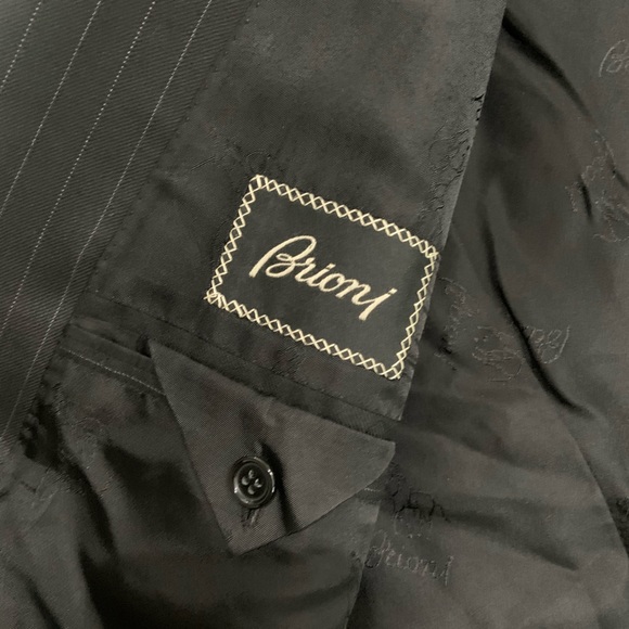 Brioni Nomentamo Suit Jacket Blazer Size 46L - Picture 5 of 11